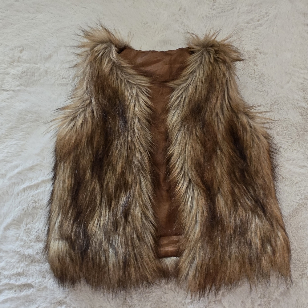 Kids fur vest
